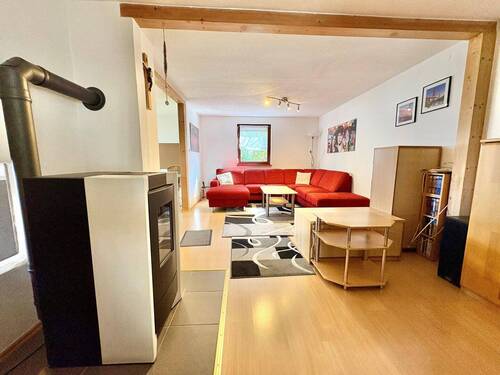 Wohnzimmer mit Ofen - 