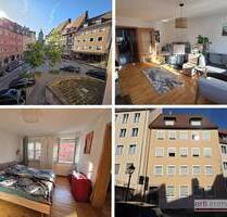 CITYWOHNEN PUR - gepflegte 2,5 Zi-Wohnung - direkt im Nürnberger Burgviertel **