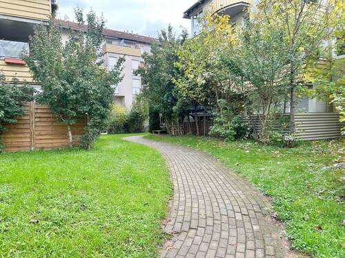 Gemeinschaftsgarten - 1 Zimmer Terrassenwohnung zur Miete in Fürth