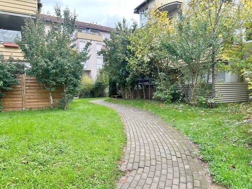 Gemeinschaftsgarten - 1 Zimmer Terrassenwohnung zur Miete in Fürth