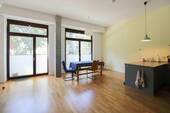 Wohnzimmer u. Küche - 3 Zimmer Etagenwohnung zum Kaufen in Berlin