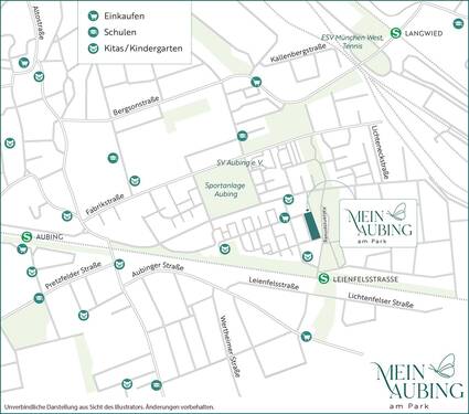 Stadtplanausschnitt - 