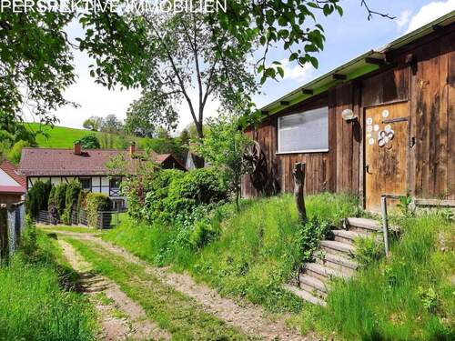 Stall und Wohnhaus mit Weg - Kopie - 