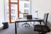 Möbliertes Büro mit 3 Arbeitsplätzen - Premium Büro am Medienhafen - Möbliert, 3 Arbeitsplätze, 247 Zugang
