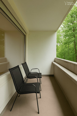 Balkon - Bezugsfrei! 2-Zimmer-Erdgeschosswohnung mit Balkon ins Grüne