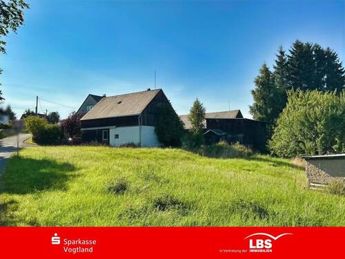Blick zum Hof - 8 Zimmer Bauernhaus, Landhaus in Stützengrün