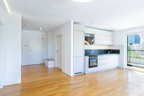 Wohnzimmer +Flur - Urbanes Familienglück oder stilvolles Paar leben - Ihre Traumwohnung in Frankfurt-Bockenheim
