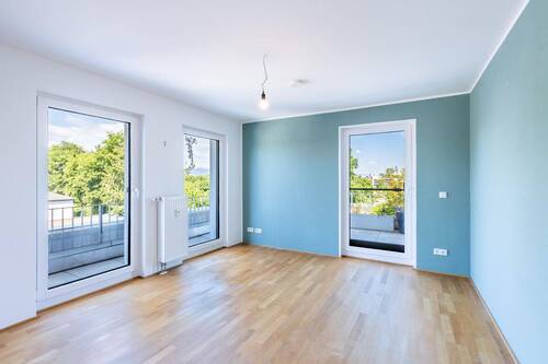 Schlafzimmer 3 - Gäste/Office - Etagenwohnung mit 115,00 m² in Frankfurt zum Kaufen