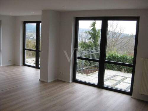 Blick auf Terrasse Whg 2 UG - 