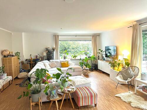 Wohnzimmer - Etagenwohnung mit 155,00 m² in Hamburg zum Kaufen