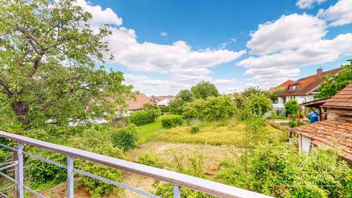 Blick vom Balkon_OG_MFH_Vinningen_Hauptstr24a - 