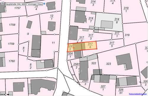 Lageplan_Nutzung_Vinningen_MFH-Hauptstr.24a - 