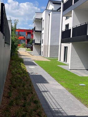 Hausansicht Balkone - 2 Zimmer Etagenwohnung in Schloß Holte-Stukenbrock
