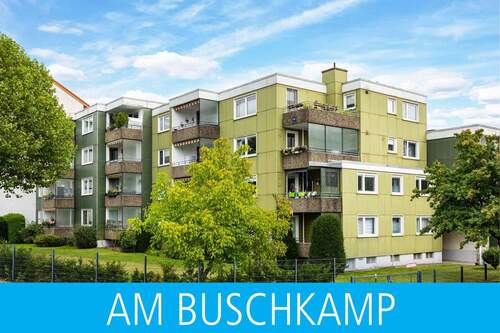 Titelbild mit Balken - Ein gutes Angebot! - 2,5 Zimmer Eigentumswohnung mit Garage