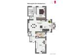 Grundriss Wohnung 02 - 