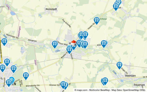 Geolyzer Kartenausschnitt - 