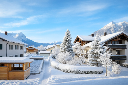 Winterbild - 3 Zimmer Etagenwohnung in Garmisch-Partenkirchen