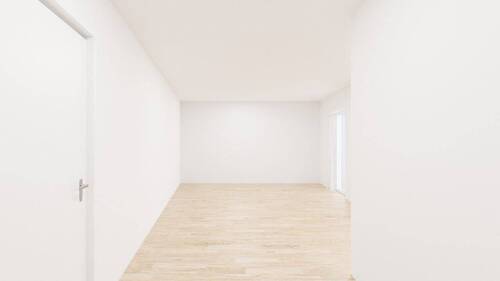 Blick aus Richtung des Abstellraums - 