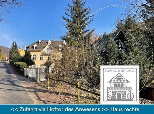 Anlage Zufahrt - 4 Zimmer Mehrfamilienhaus, Wohnhaus zum Kaufen in Schlangenbad