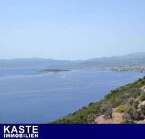 Großes Grundstück in erstklassiger Lage direkt am Meer mit Baugenehmigung, Agios Nikolaos - Elounda