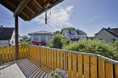 die Aussicht vom Balkon - 