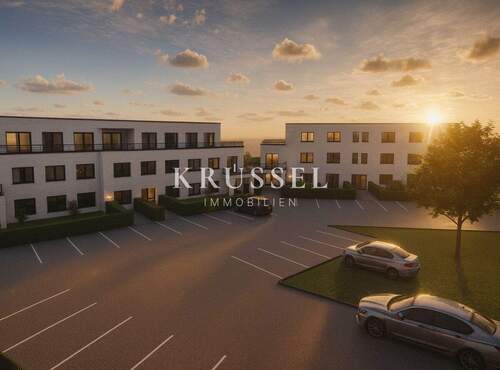 Der private Innenhof mit eigenen Stellplätzen - 3 Zimmer Etagenwohnung in Lingen