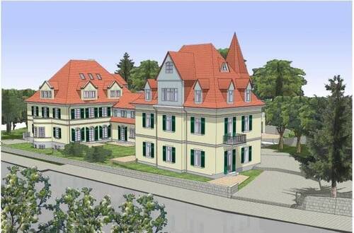 Ansicht von Süden - 2 Zimmer Terrassenwohnung zur Miete in Dresden