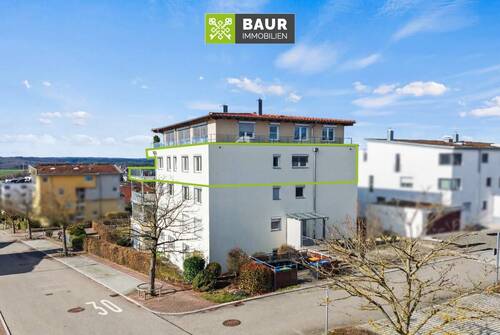 Luftaufnahme - 4 Zimmer Etagenwohnung in Waldenbuch