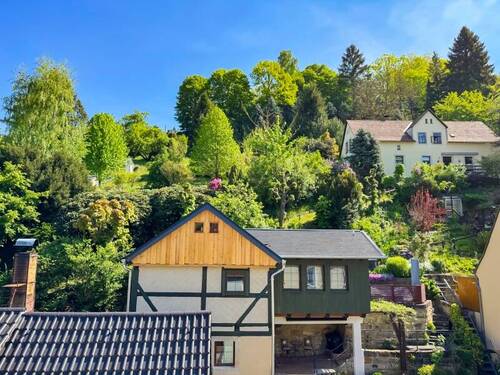 Blick von Speisen und Wohnen nach Nordost - 