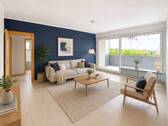 Wohnzimmer (Visualisierung) - Wohnen mit Weitblick! - 269.000,00&nbsp;EUR Kaufpreis, ca.&nbsp; 97,00&nbsp;m&sup2;&nbsp;Wohnfl&auml;che