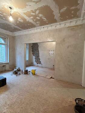 aktueller Baufortschritt - 3 Zimmer Terrassenwohnung zur Miete in Chemnitz