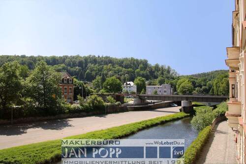 Blick über die Elster nach Westen - 