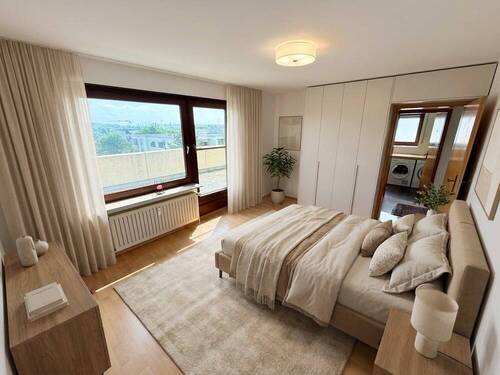 Schlafzimmer AI - 3 Zimmer Etagenwohnung in Bietigheim-Bissingen