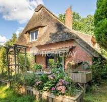 Charakterhaus unter Reet mit großem Garten - Vollersode