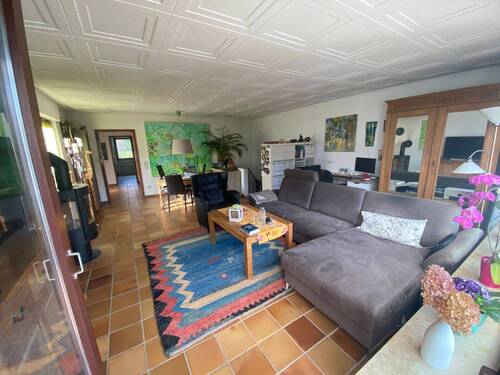 EG Wohnzimmer und Essecke - 3 Zimmer Doppelhaushälfte zum Kaufen in Bornheim