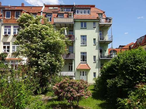 Rückansicht - 2 Zimmer Etagenwohnung zur Miete in Zwickau