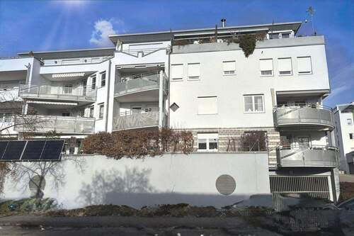 Ansicht - Freie 3-Zimmer-Eigentumswohnung mit großem Balkon in Waiblingen