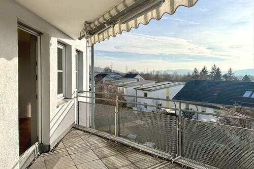 Balkon Süd - 3 Zimmer Etagenwohnung zum Kaufen in Waiblingen