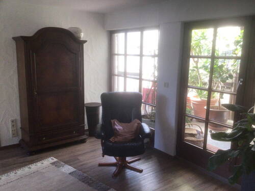 Blick auf Terrasse - 