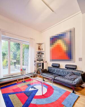 Wohnbereich im EG mit Blick in den Garten - 