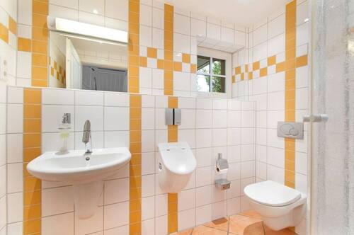 Duschbad im Erdgeschoss mit Tageslichtfenster - 