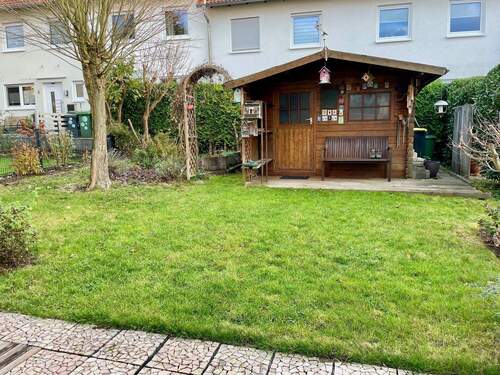 Garten - Doppelhaushälfte mit 126,00 m² in Nidderau zum Kaufen