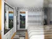 Schlafzimmer mit Balkon - 