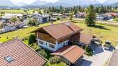 Außenaufnahme Drohne - 4 Zimmer Doppelhaushälfte in Wallgau