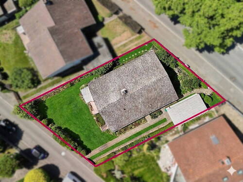 Grundstuck Draufsicht - 5 Zimmer Einfamilienhaus zum Kaufen in Frankenthal