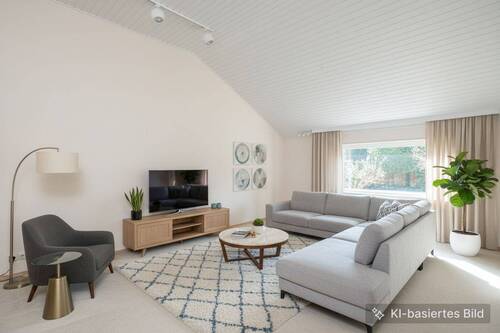 Wohnbereich- visualisiert - 5 Zimmer Einfamilienhaus in Dietzenbach