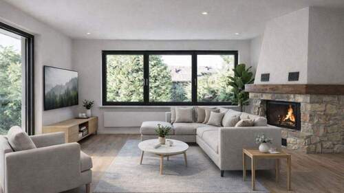 Beispielbild: Wohnzimmer - Bungalow mit 193,00 m&sup2; in Reutlingen zum Kaufen