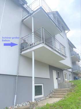 Balkonansicht - 1 Zimmer Etagenwohnung zum Kaufen in Schwäbisch Gmünd