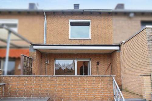 Ru?ckansicht - Reihenmittelhaus mit 83,20 m&sup2; in Moers zum Kaufen