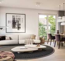 4-Zi-Eck-Whg. mit 2 Bädern, davon 1 en suite mit Tageslicht und Süd-Westbalkon - Haar Gronsdorf